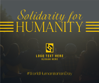 Simple Humanitarian Day Facebook Post