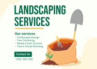 Landscape Professionals Postcard Design