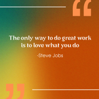 Love what you do Instagram Post