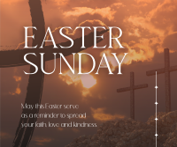 Easter Holy Cross Reminder Facebook Post