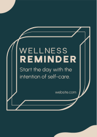 Wellness Self Reminder Flyer