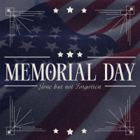 Elegant Memorial Day Instagram Post Design