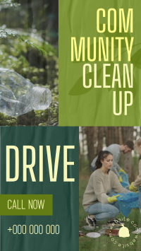 Community Clean Up Drive Instagram Story