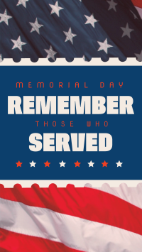 Remember Memorial Day Instagram Reel Image Preview