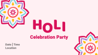 Holi Get Together Facebook Event Cover