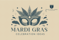 Mardi Gras Party Pinterest Cover