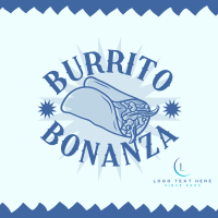 Burrito Bonanza Instagram Post