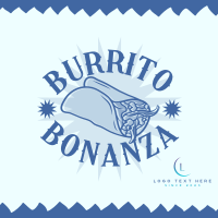 Burrito Bonanza Instagram Post Design