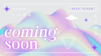 Holographic Coming Soon Facebook Event Cover