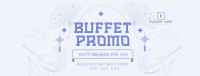 Elegant Oriental Buffet Promo Facebook Cover Image Preview