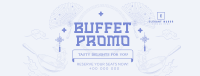 Elegant Oriental Buffet Promo Facebook Cover Image Preview