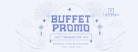 Elegant Oriental Buffet Promo Facebook Cover Image Preview