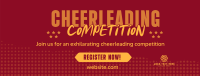 Cheerleading  Competition Details Facebook Cover Design