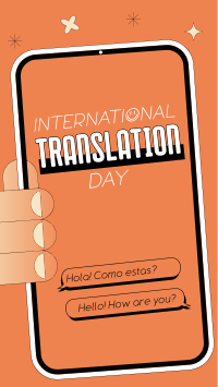 Retro Translation Day Facebook Story