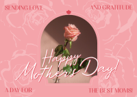 Mother's Day Rose Postcard