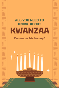 Kwanzaa Candle Pinterest Pin