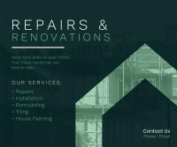 Repairs & Renovations Facebook Post