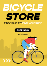 Modern Bicycle Store Flyer