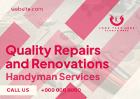 Quality Repairs Postcard