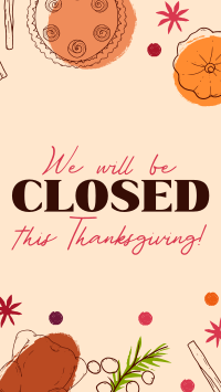 We're Closed this Thanksgiving Instagram Reel