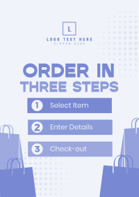 Simple Shop Order Guide Poster