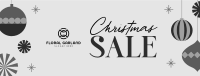 Ornamental Christmas Sale Facebook Cover