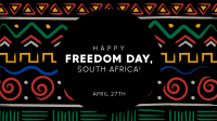 Freedom Day Patterns Facebook Event Cover