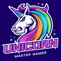 Unicorn Gamer T-shirt Image Preview