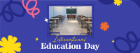 Education Day Celebration Facebook Cover