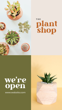 Plant Shop Opening Facebook Story