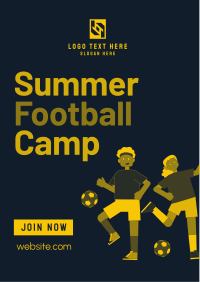 Summer Football Camp Flyer