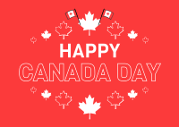 Canada Day Deals Postcard