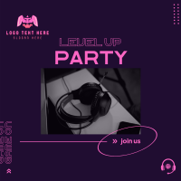 Level Up Party Instagram Post