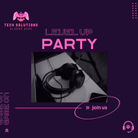 Level Up Party Instagram Post Image Preview