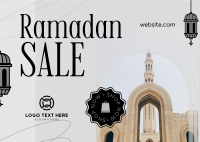 Ramadan Sale Postcard