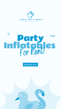 Party Inflatables Rentals Instagram Story