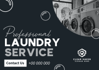 Convenient Laundry Service Postcard Image Preview