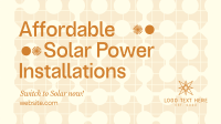 Solar Power Installations Video Image Preview