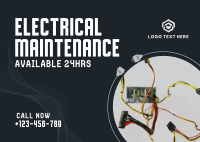 Electrical Maintenance Service Postcard