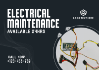 Electrician Postcard example 1