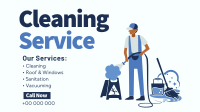 Professional Cleaner Services Facebook Event Cover