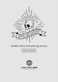Tattoo and Piercing Flyer