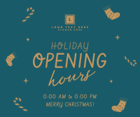 Quirky Holiday Opening Facebook Post