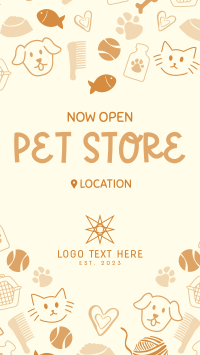 Pet Store Now Open Instagram Story