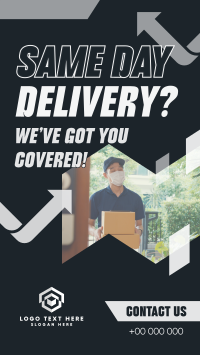 Courier Delivery Services Instagram Reel Image Preview