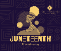 Celebrating Juneteenth Facebook Post