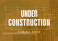 Under Construction Postcard