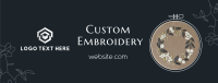Custom Made Embroidery Facebook Cover Image Preview