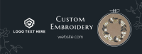 Custom Made Embroidery Facebook Cover Design