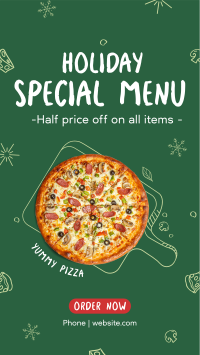 Holiday Pizza Special Instagram Story